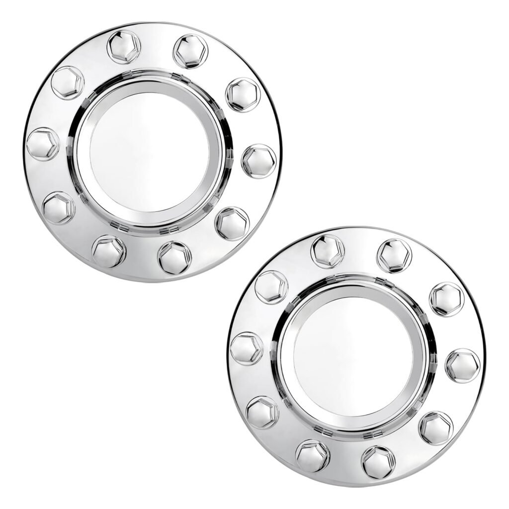 2 Sets Front Wheel Center Cap Hub Cover Compatible with 2011-2018 RAM 4500 2011-2018 RAM 5500