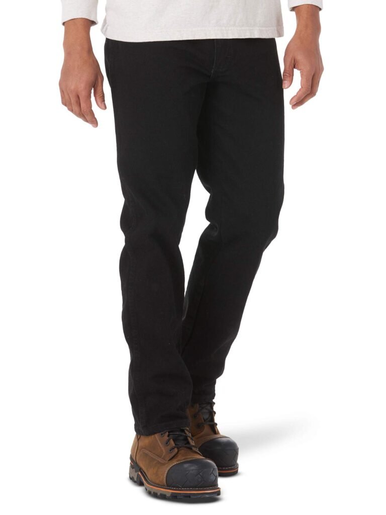 Rustler Men's Classic Regular Fit Jean,Coal Black,35W x 30L