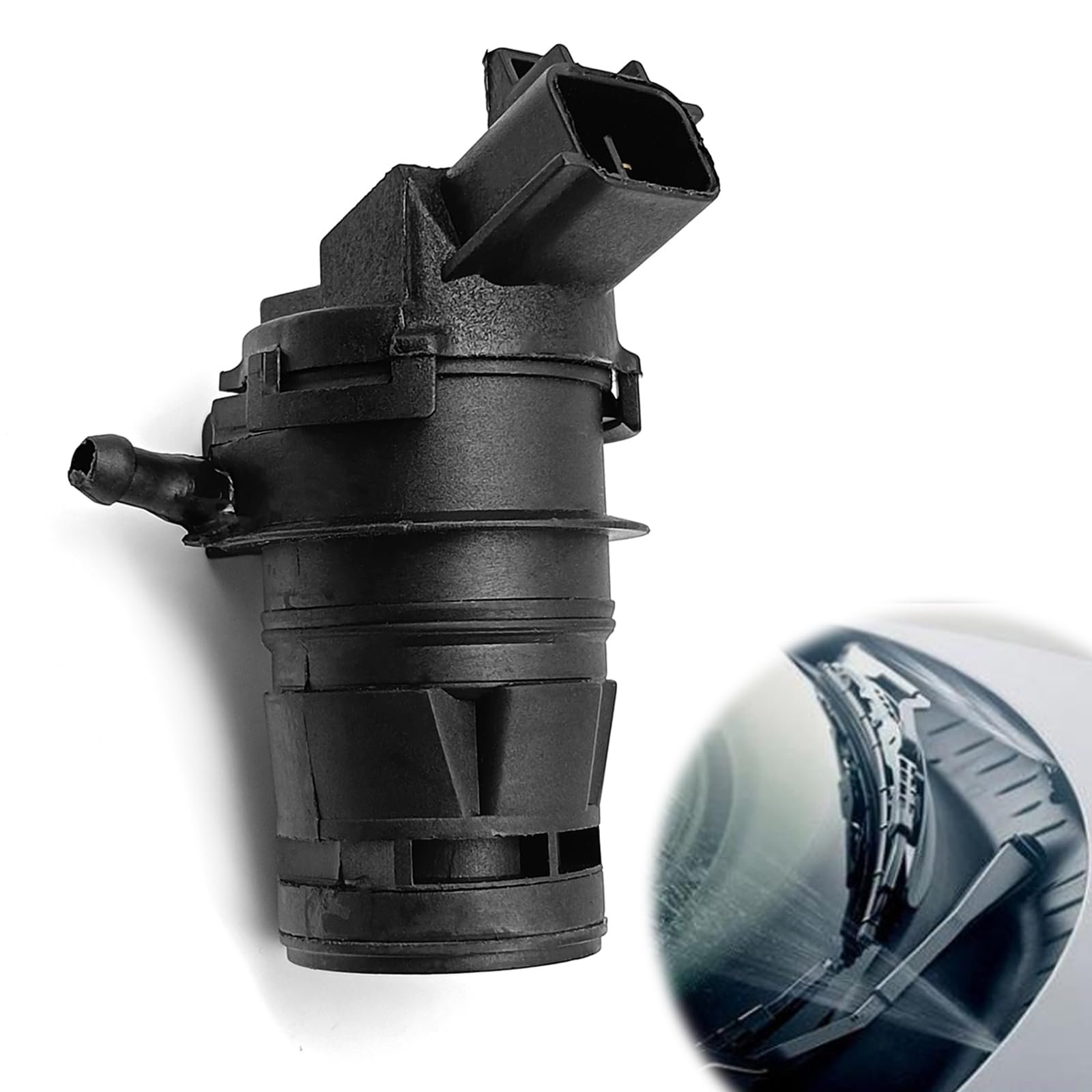 NOTISH Windshield Washer Motor Pump with W/Grommet Compatible with Toyota, Lexus, Subaru, Mazda, Nissan, Acura, Honda Replaces OEM 85330-AE010, 85330-60180, 85330-60190, 85330-21010