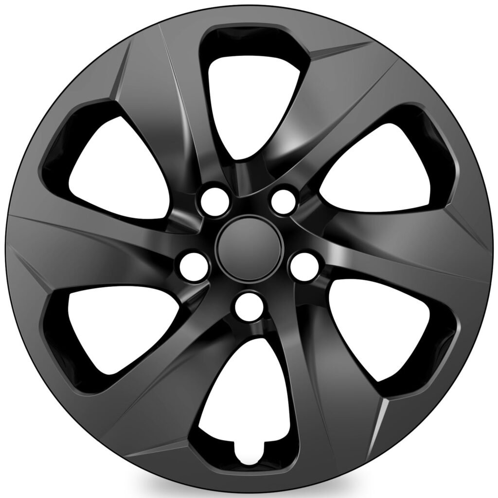 4-Pack Hubcaps Compatible with Toyota RAV4 2019 2020 2021 2022 2023 2024, 17 inch 17" Steel Wheel,