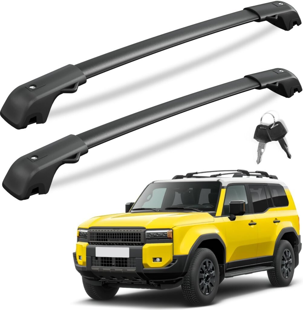 KINGGERI 300LBS Roof Rack Cross Bars for Toyota Land Cruiser 250 2024-2026L