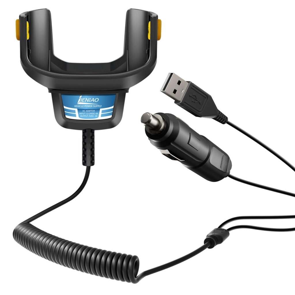 Scanner Charger for TC57 Car Charger for Zebra TC51 TC52 TC52X TC52AX TC56 TC57X BT-000314-01 BT-000314 BTRY-TC51-43MA1-01 TC510 TC510K TC520K TC57HO TC56CJ