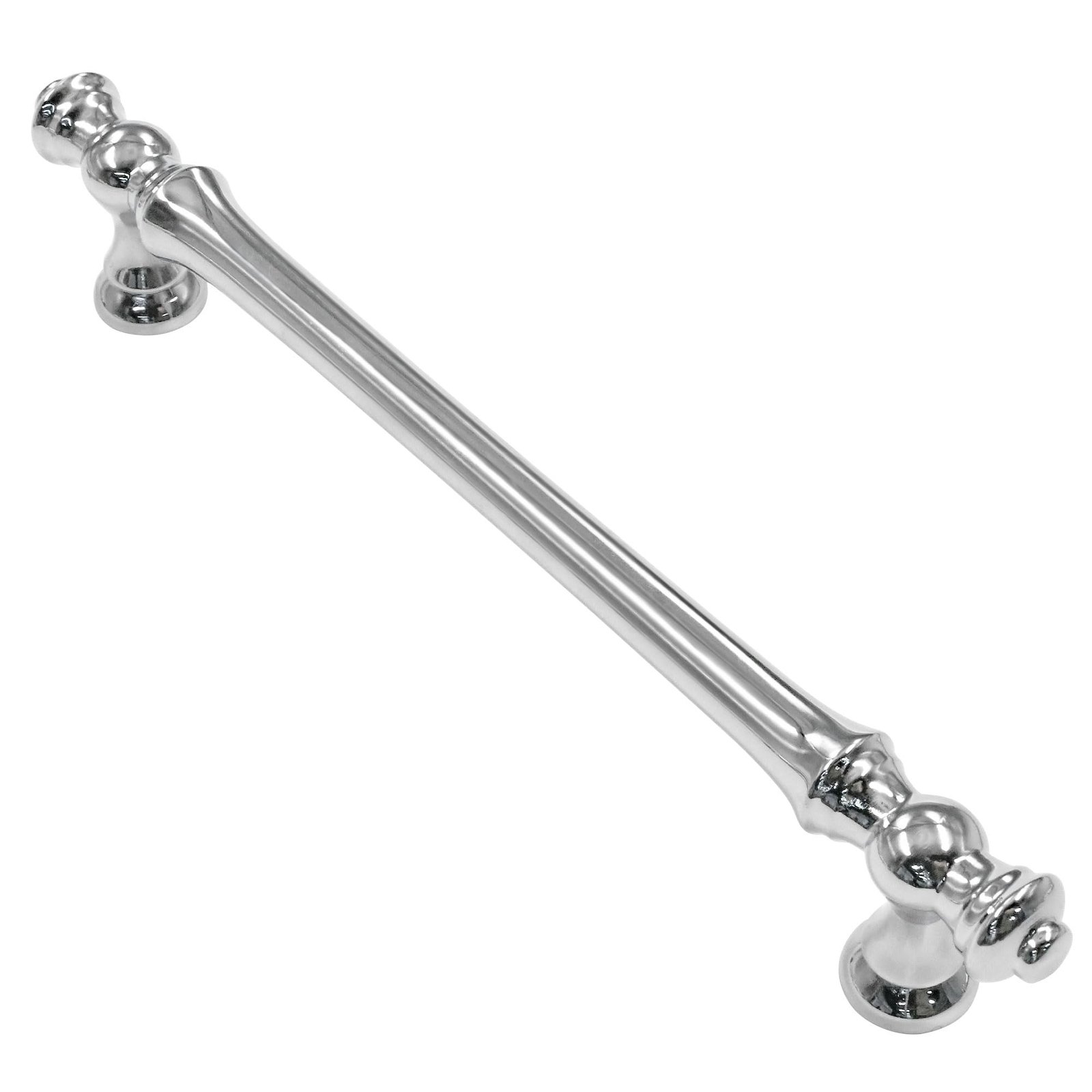 Alzassbg Polished Chrome Cabinet Pulls 10 Pack (128mm Hole Center)