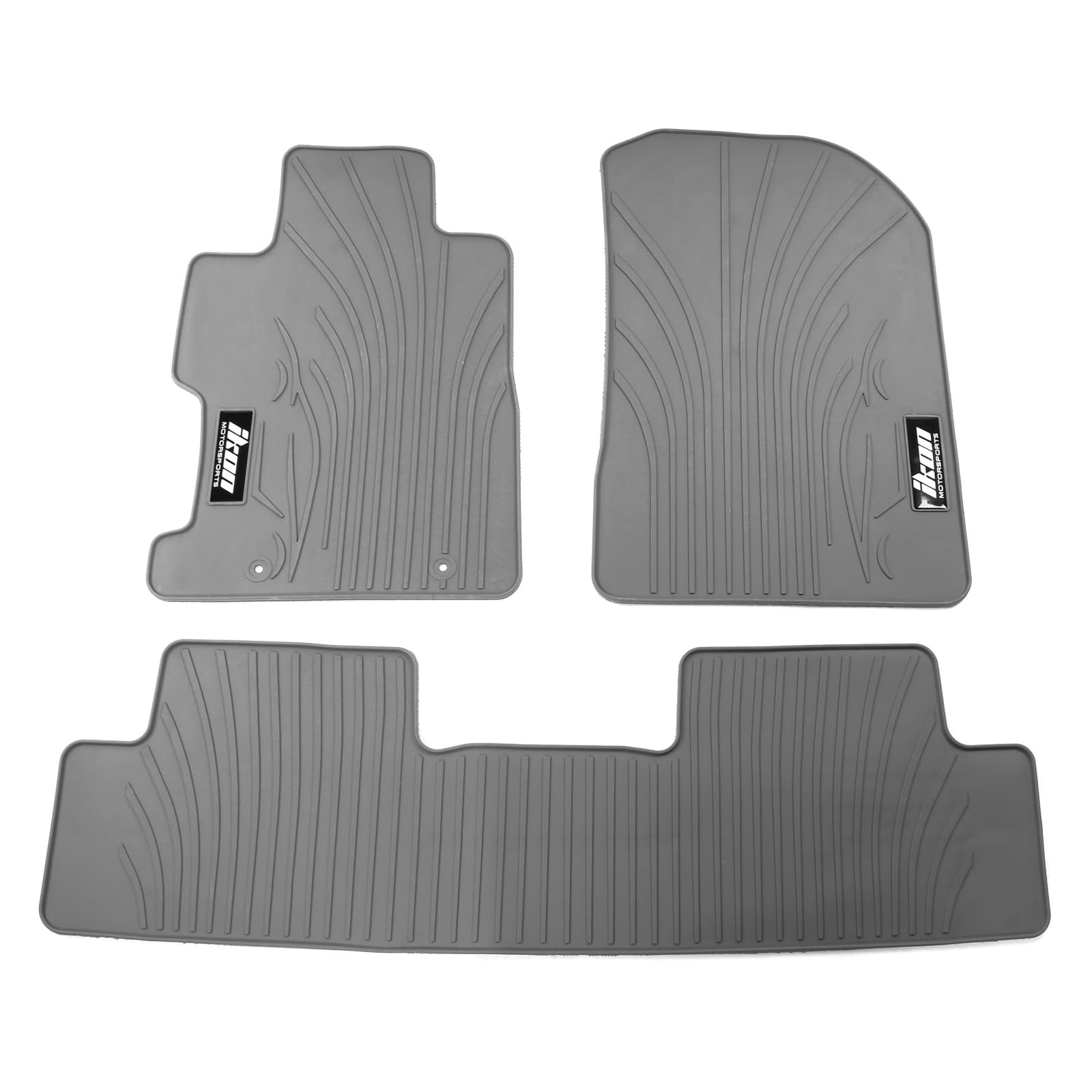 IKON MOTORSPORTS Floor Mats for 2006-2011 Honda Civic Gray