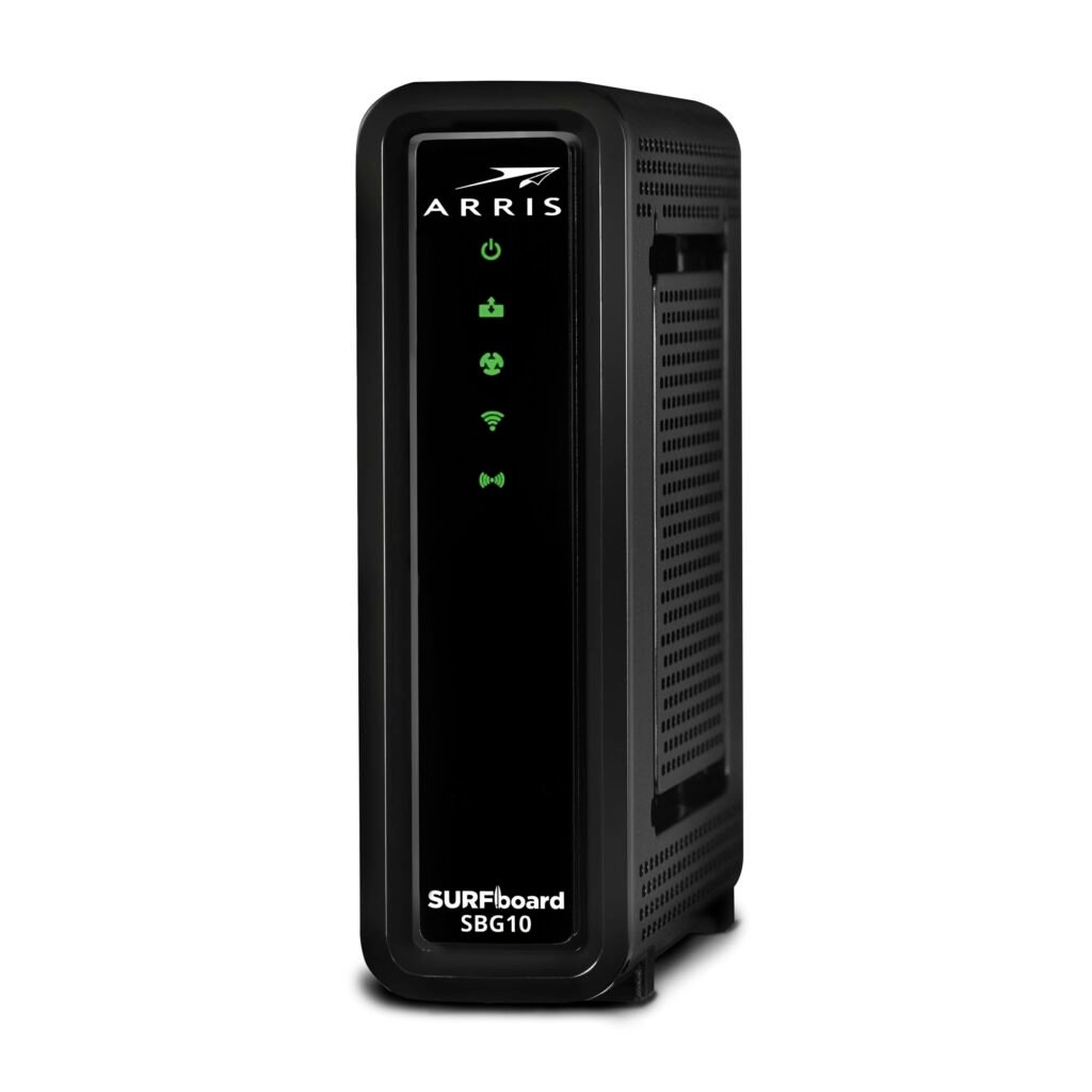 ARRIS (SBG10-RB) - Modem Router Combo - DOCSIS 3.0 16 x 4 Gigabit & AC1600 WiFi, [Check with your