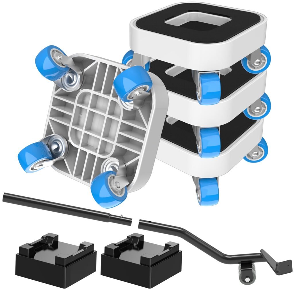 New Upgrade Furniture Sliders, Furniture Movers with Wheels, Furniture Lift Mover Tool Set with 360°