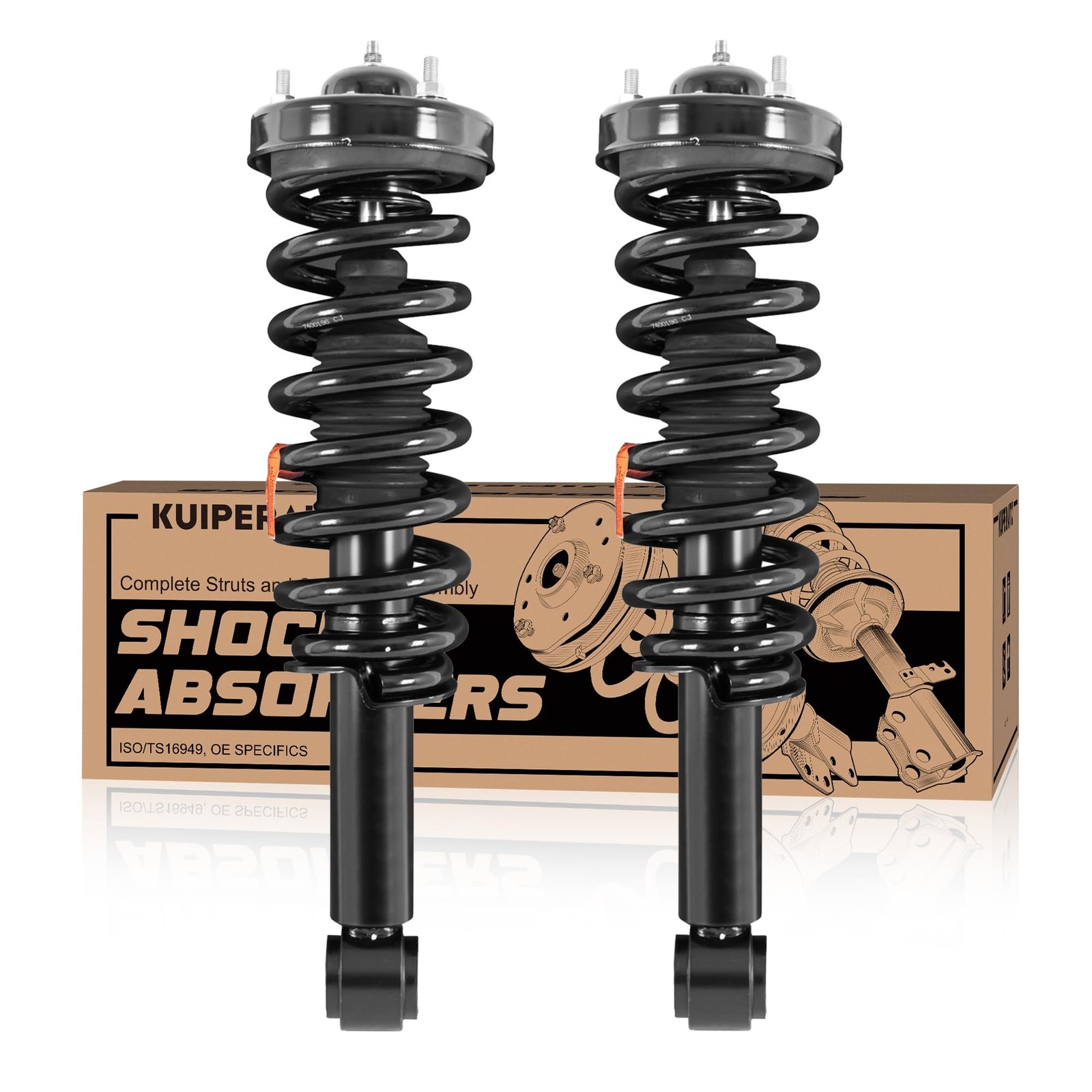 KUIPERAUTO Complete Struts Coil Spring Assembly 171140 for Ford F-150
