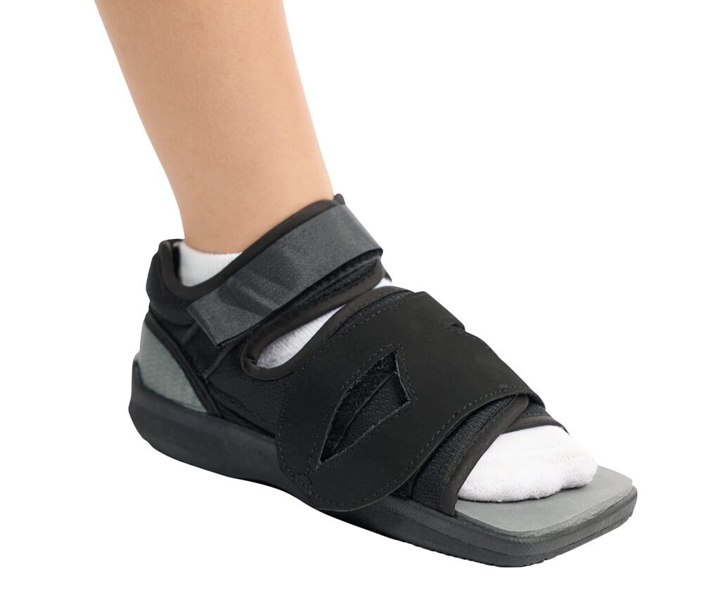 United Ortho Post-Op Shoe - Orthopedic Adjustable Recovery Shoe For Broken Foot or Toe, Post Surgery, Lightweight Medical Shoe, Left or Right Foot, (Women's Medium)