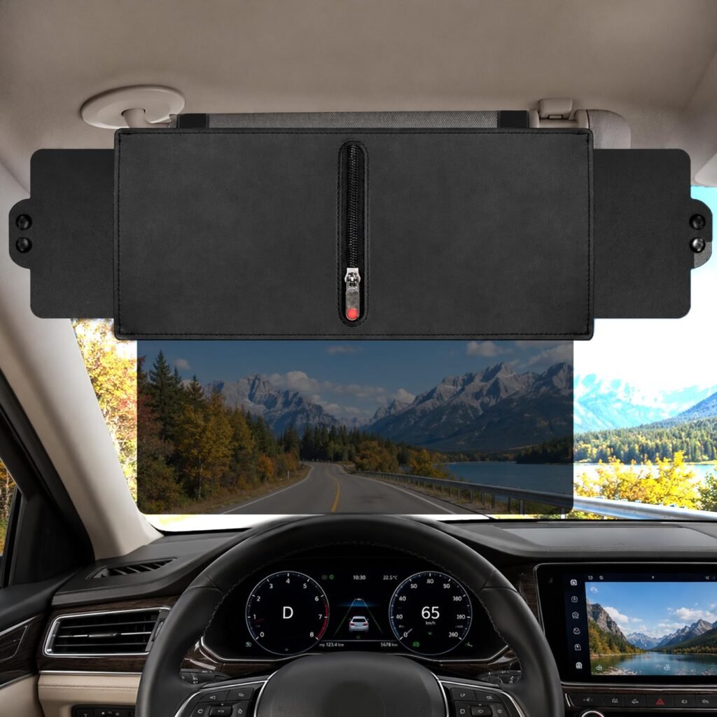 Xuphuyb Car Sun Visor Extender - Black