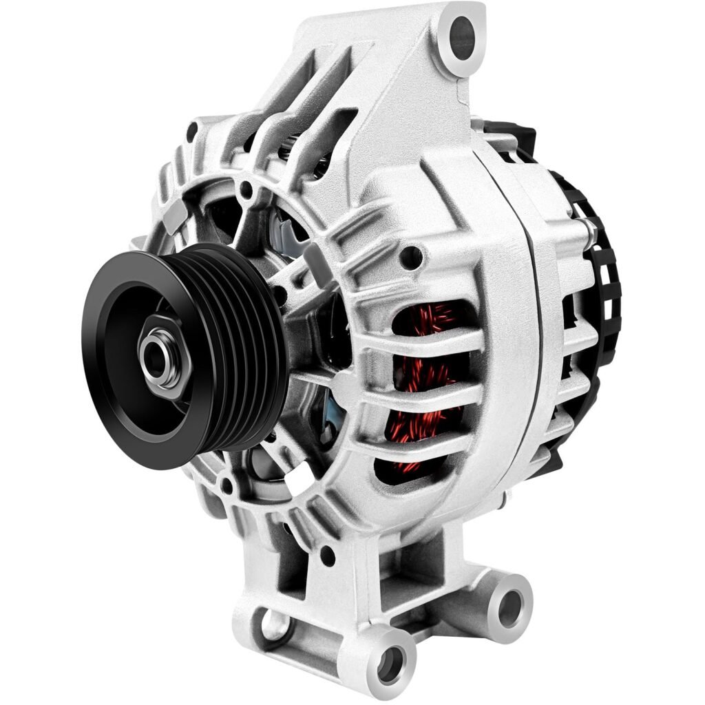 SCITOO Alternator Fits for Chevrolet Colorado 2004-2006 & for GMC Canyon 2004-2006 & for Isuzu i280 2006, i350 2006, 2.8L 3.5L- 12V 100Amp CW 6-Groove Pulley, Replace OE 11047