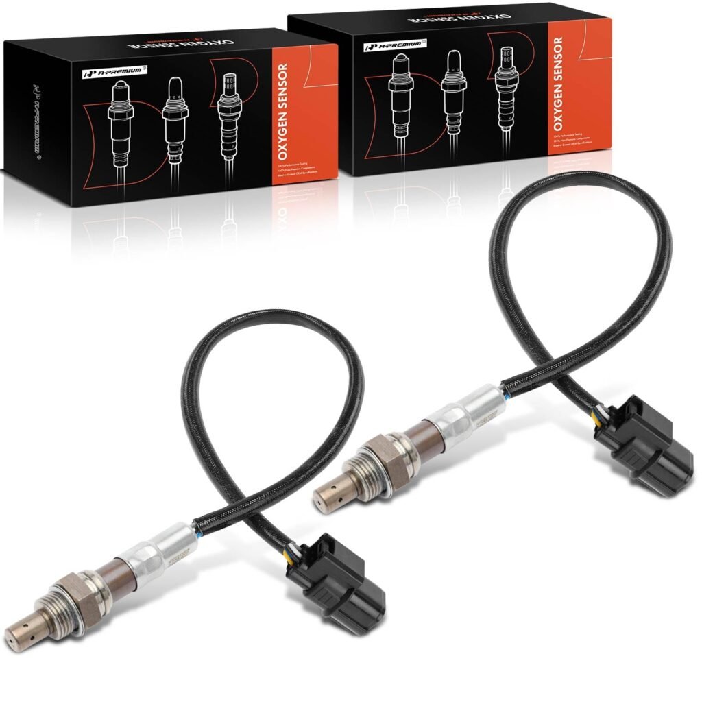 A-Premium 2-Pack Upstream Front and Rear O2 Oxygen Sensor Compatible with Honda & Acura Models -