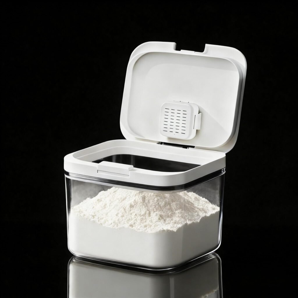 LivLab Flour Dispenser 10LBS - 5 L /5 QT /5 KG Rice Container Storage Food Cereal Container Bins