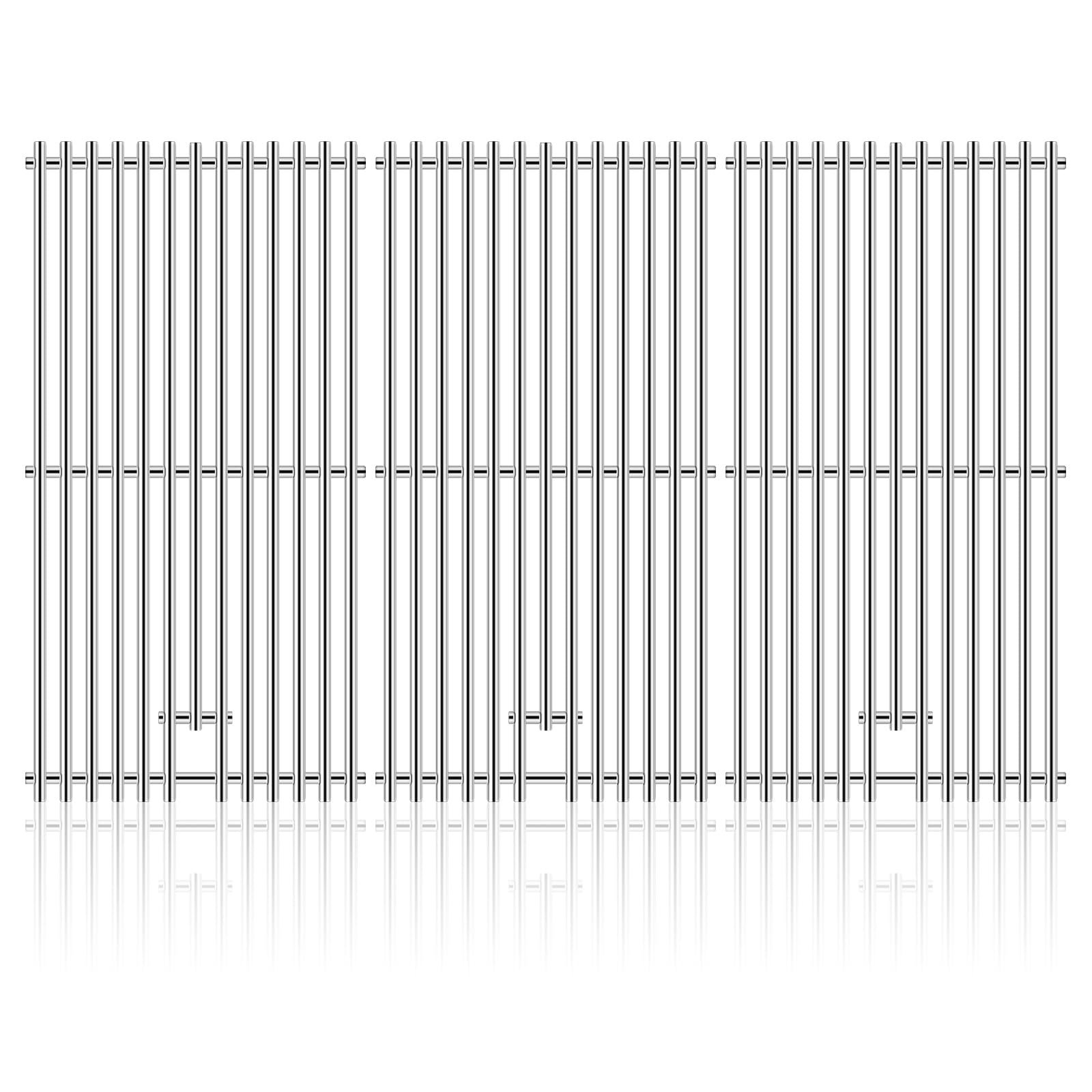 Adviace Grill Parts for Kitchenaid 740-0780 720-0745B 720-0745 720-0745A 810-0021, Stainless Steel Grates Replacement for Kitchenaid 740-0780 4-Burner Built-in Propane Gas Grill