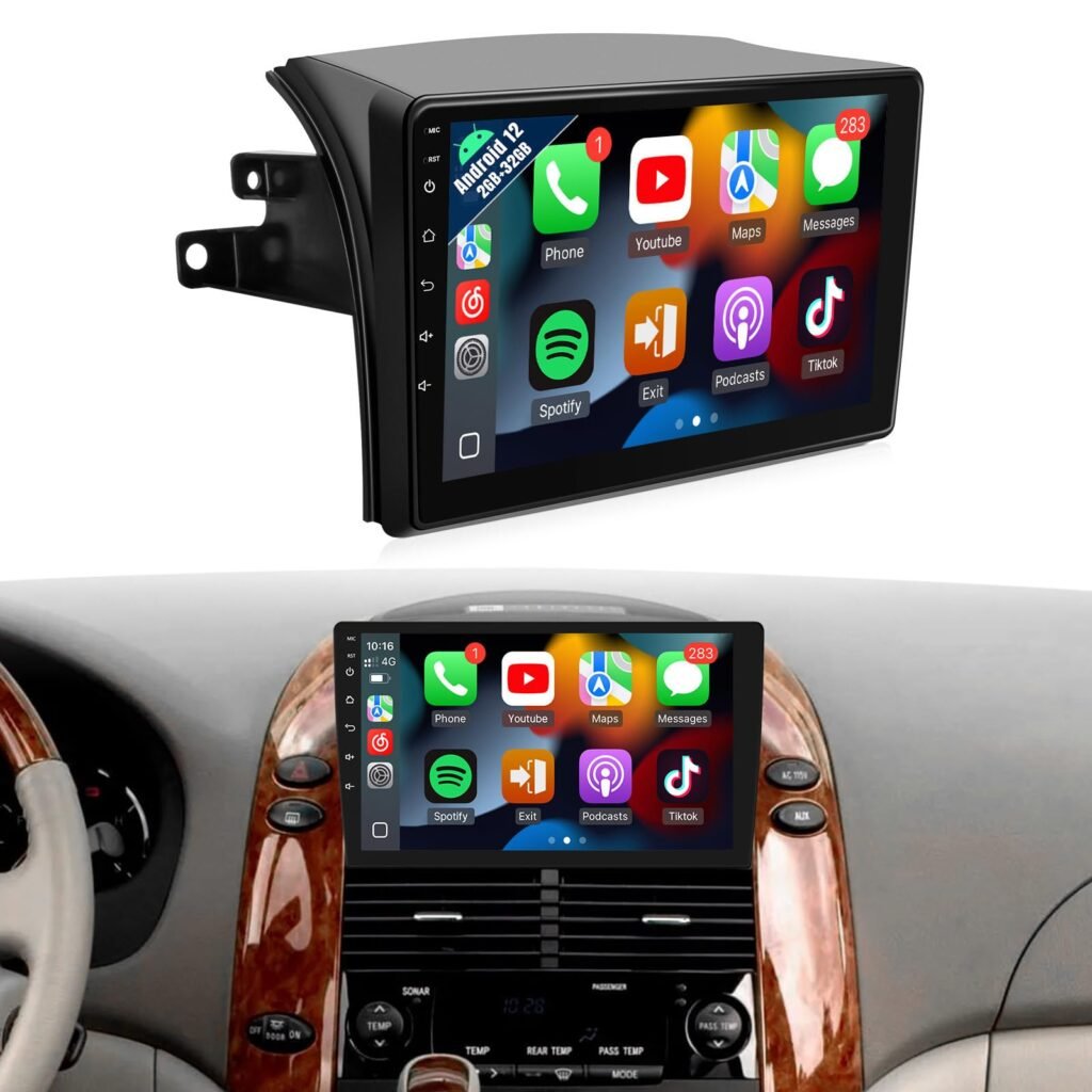 Naifay Android Car Stereo for Toyota Sienna 2004-2010 Radio(FIT-J.B.L Version), 9inch IPS Touch