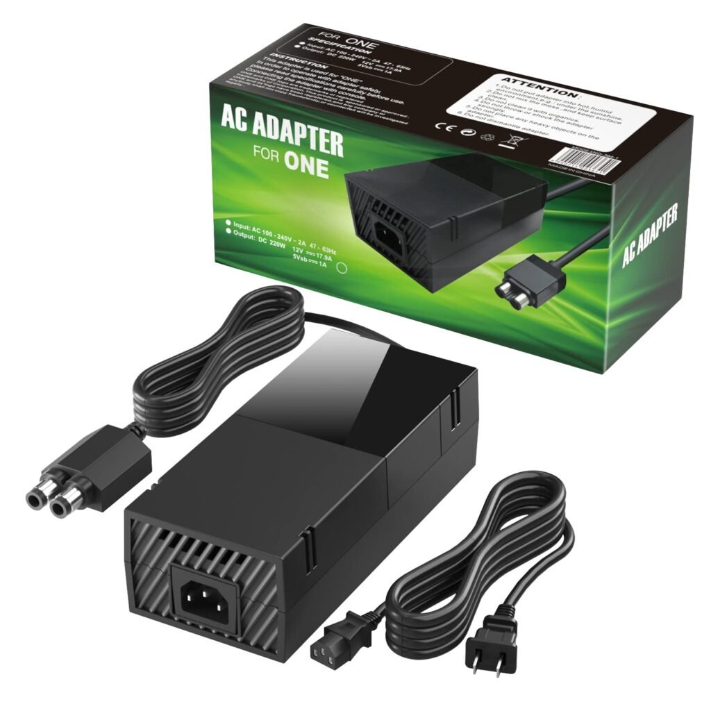 Puning Power Supply Brick for Xbox One,100V-240V AC Adapter Power Supply Compatible with Xbox One