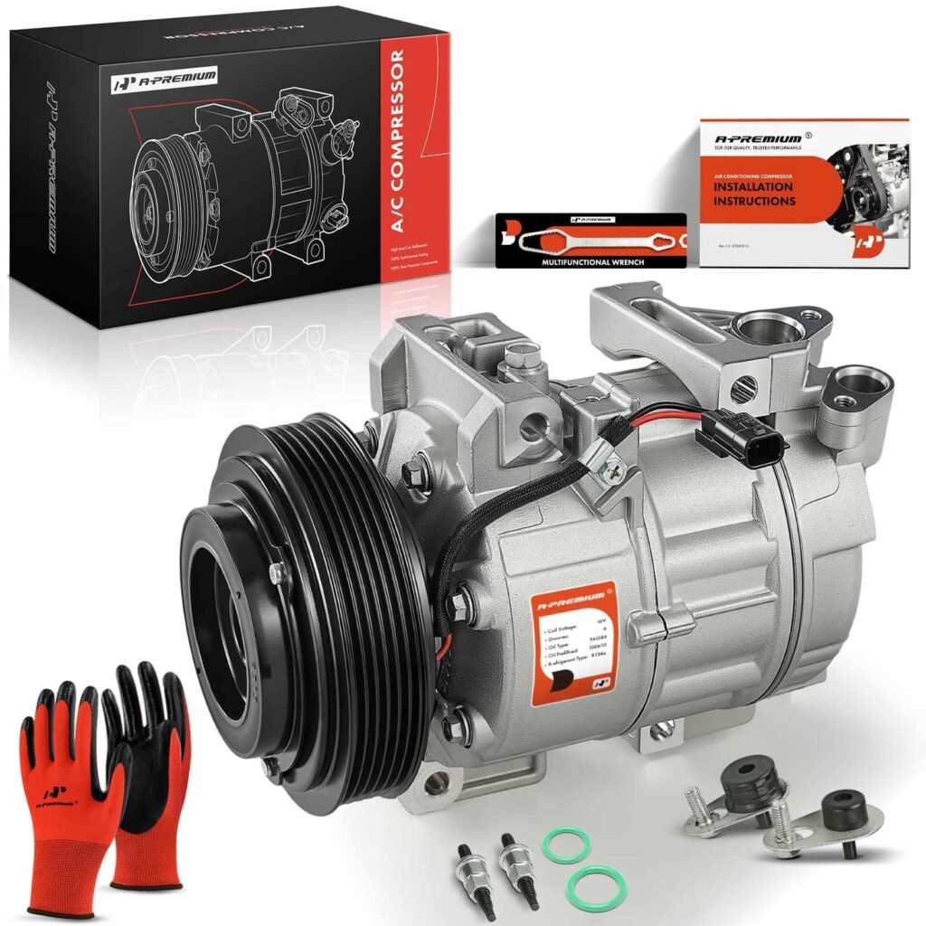 A-Premium DCS171C AC Compressor with Clutch - 6 Groove