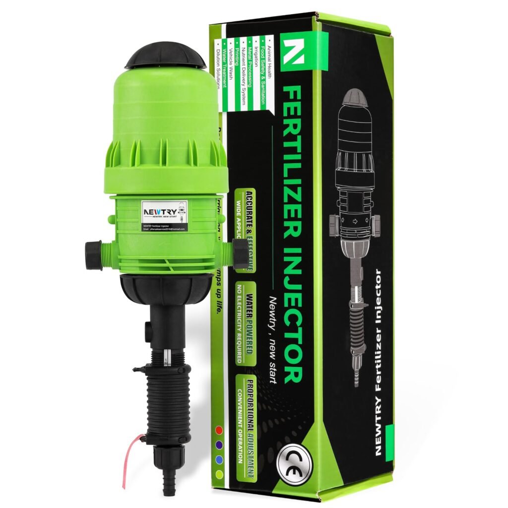 NEWTRY Water Powered Fertilizer Injector Dosing Pump