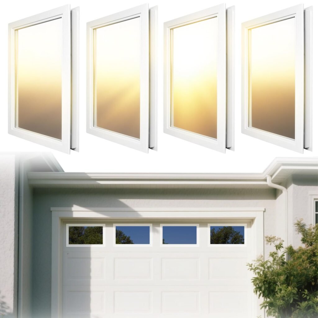 Kerty 4 Pack Garage Door Window Inserts