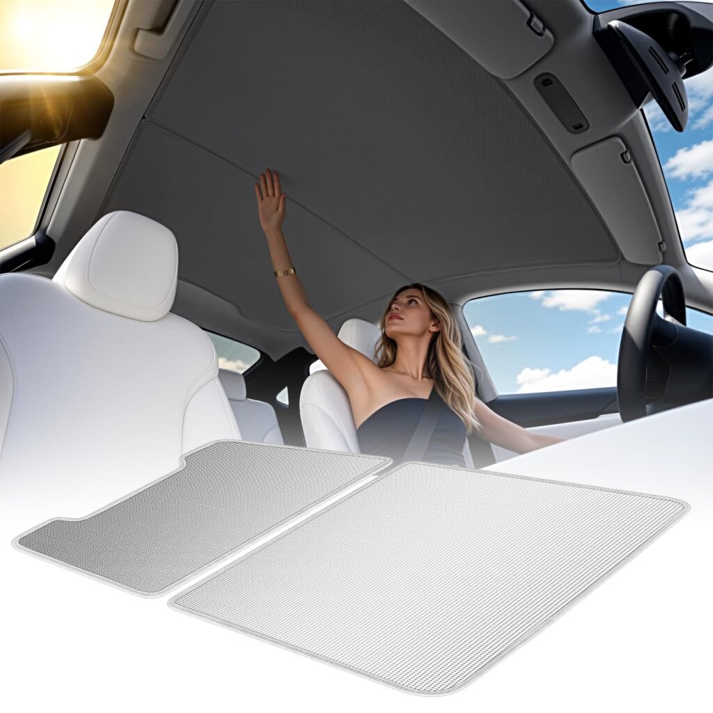 Nmoiss Tesla Model Y Sunshade Roof 2025-2026 Grey