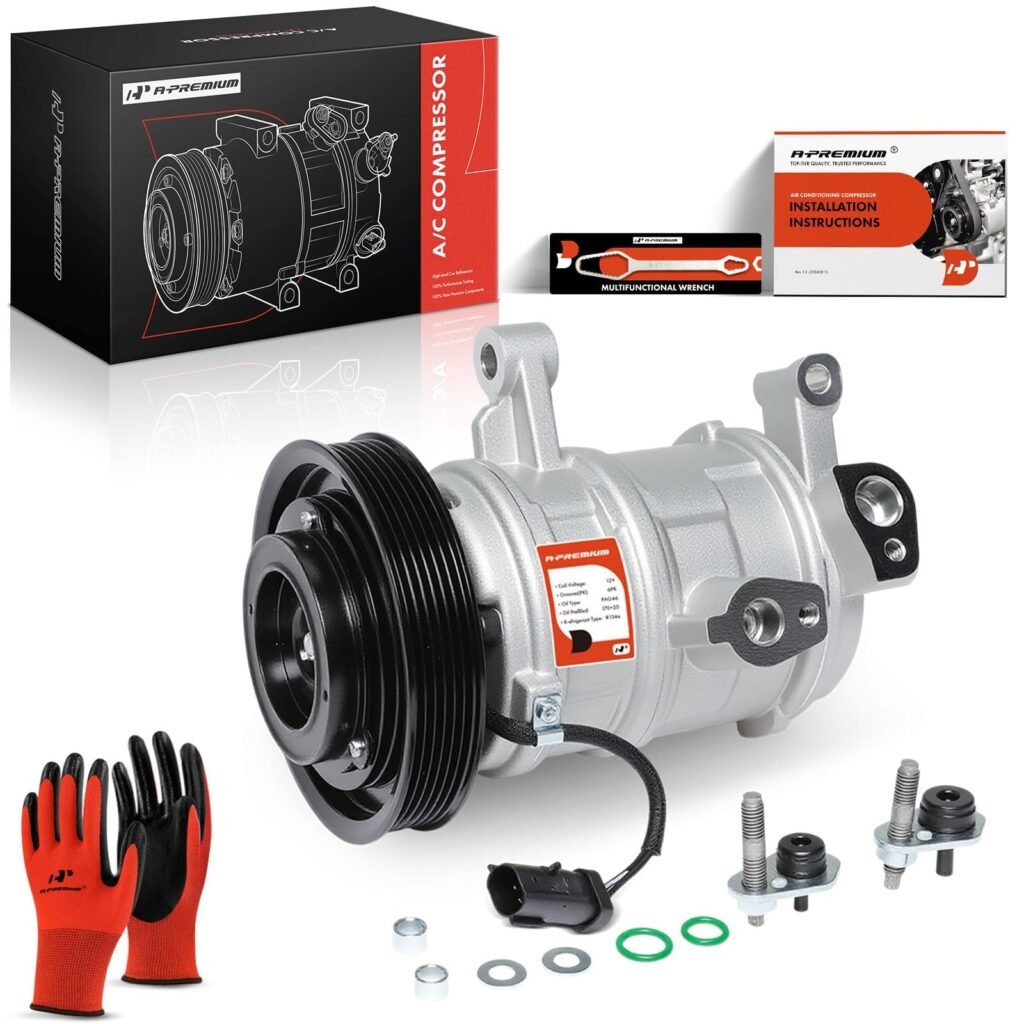 A-Premium Air Conditioner AC Compressor with Clutch