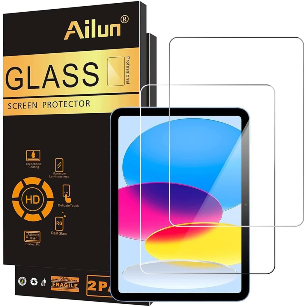 Ailun 2 Pack Screen Protector for iPad 11th/10th Gen 2025/2022 [11"/10.9"]