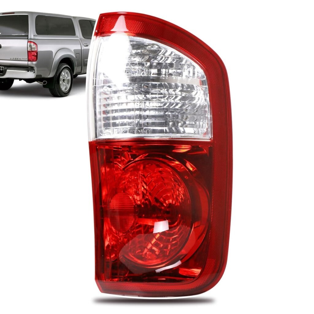 Tail Light Assembly Compatible With 2004 2005 2006 Toyota Tundra Rear Light Taillight Right Passenger Outer Side Replace TO2801153 815500C040