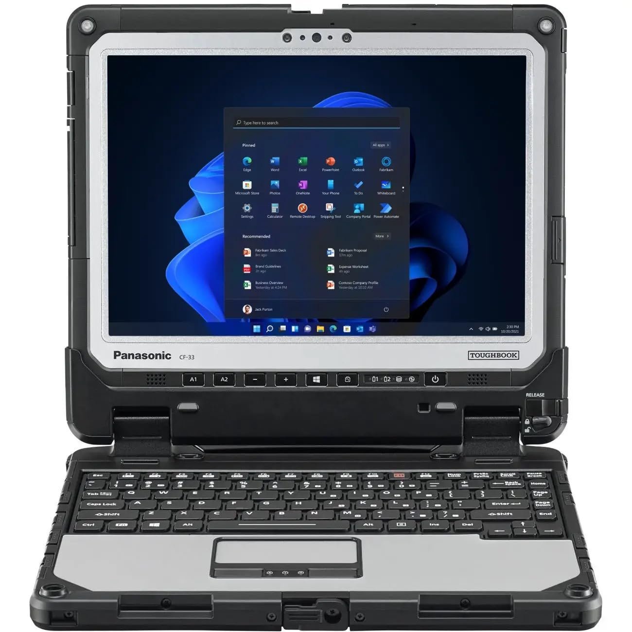 !!!!!DOSENT TURN ON!!!Panasonic Toughbook 33 MK1 i7-7600U 16GB RAM 512GB SSD 12" QHD