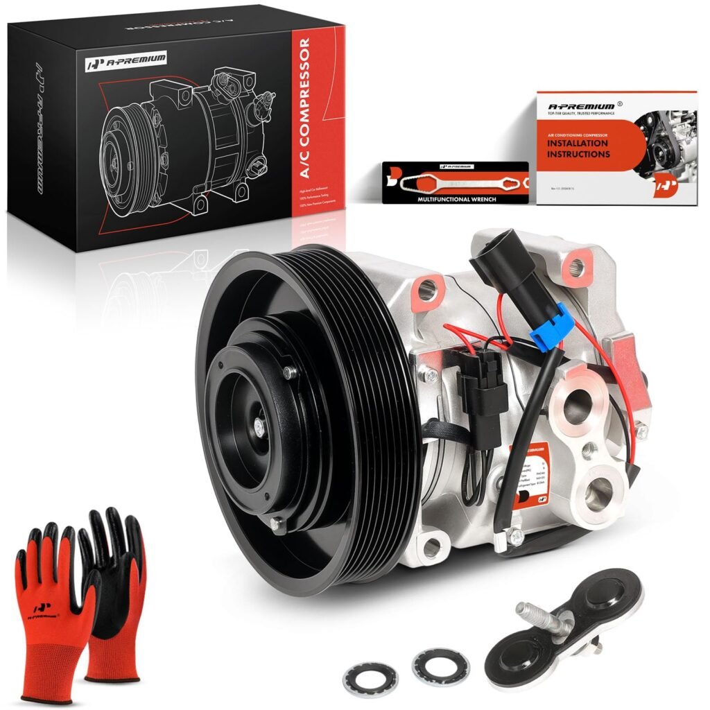 A-Premium Air Conditioner AC Compressor with Clutch