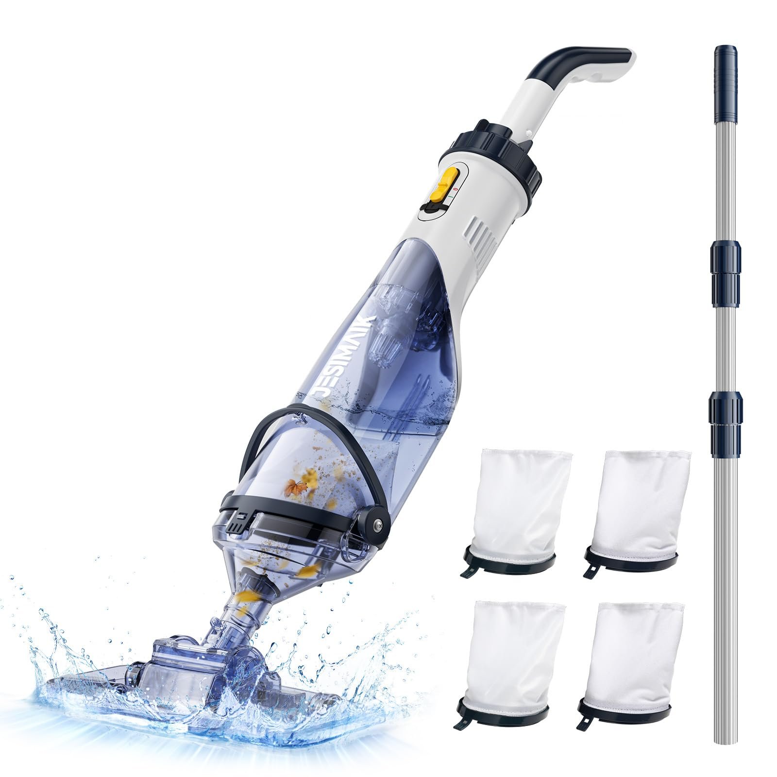 JESIMAIK Pool Vacuum with Telescopic Pole
