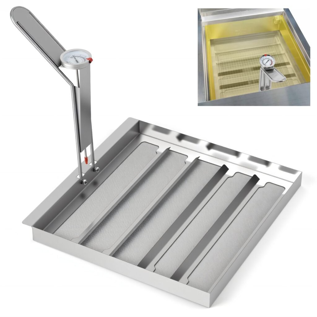 KodMtiz Commercial TK45 Deep Fryer Filter, 13.5" x 13.5" 304 Stainless Steel Filter Screen with