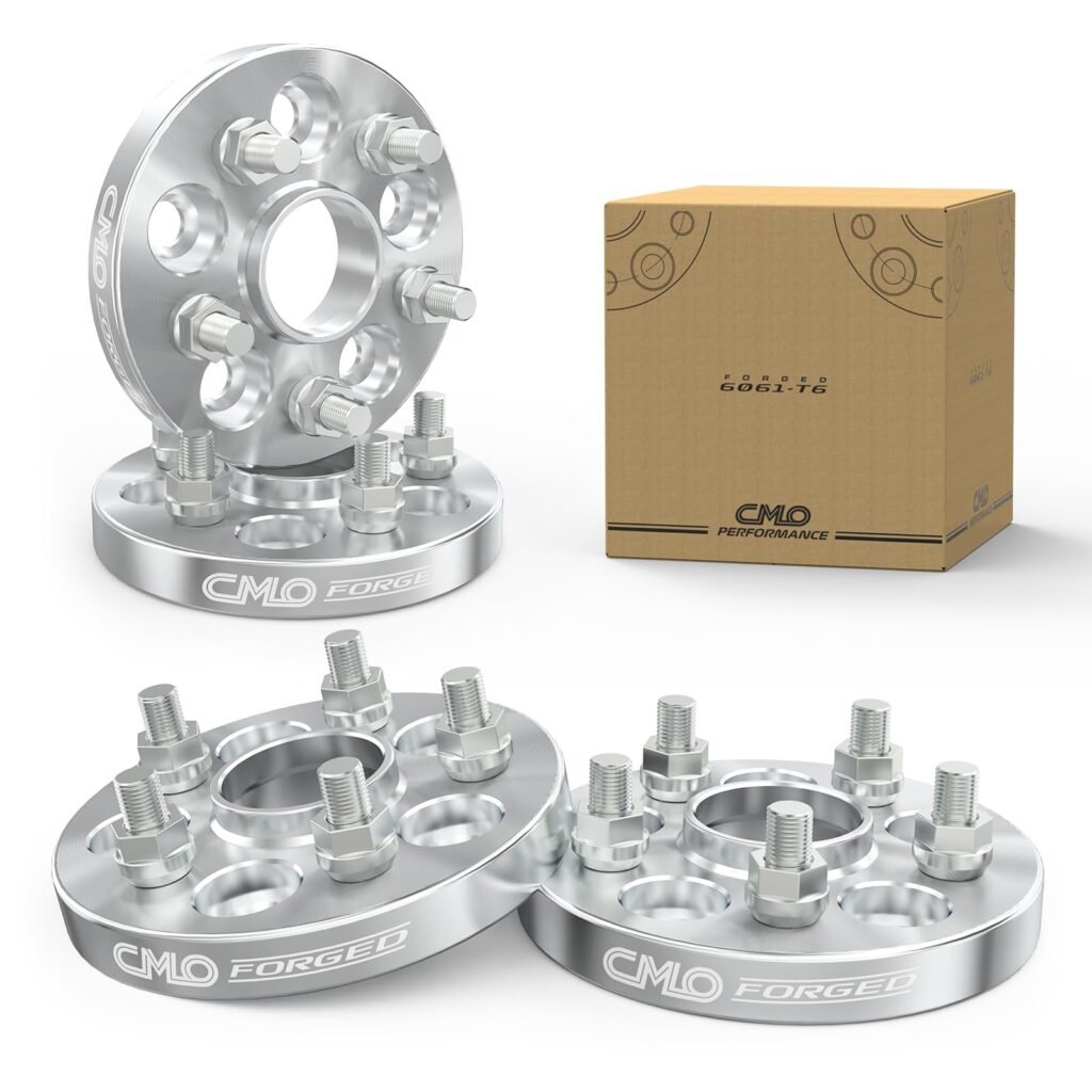 Customadeonly 5x114.3 to 5x120 Wheel Adapters 5x4.5 to 5x120 (4pc 25mm Thick), Hubcentric Wheel