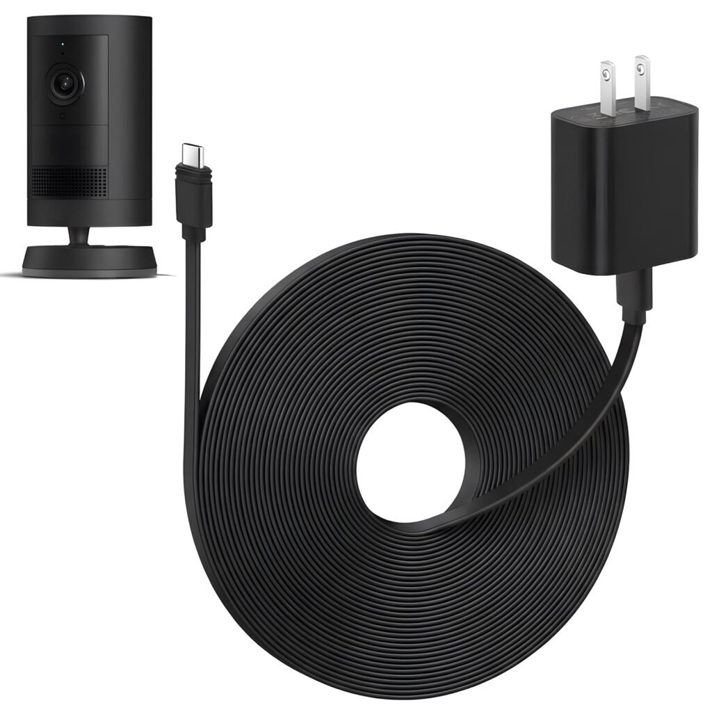 ALERTCAM 25ft Weatherproof Power Adapter for ???? Spotlight Cam Plus/Pro (Battery) and Outdoor Cam