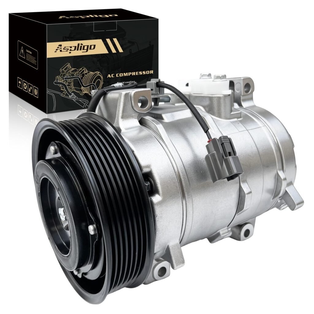 Air Conditioner AC Compressor with Clutch Fits for Honda Accord 2003 2004 2005 2006 2007 2.4L, CO
