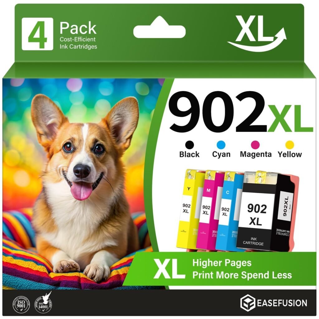 EaseFusion 902XL Ink Cartridges 4-Pack