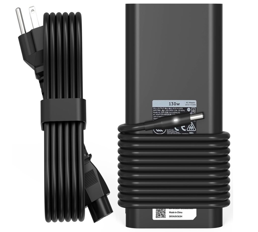 QIOUZW 130W AC Adapter Laptop Charger