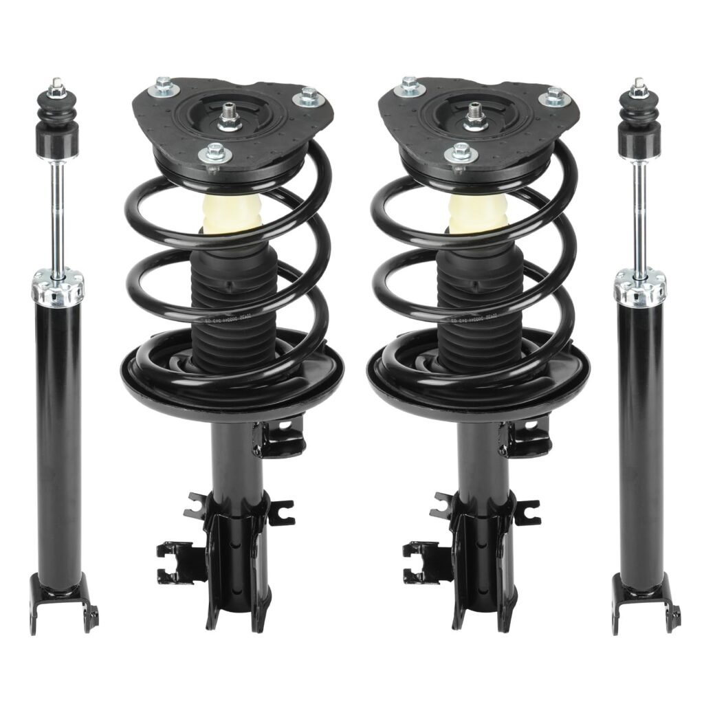 Front & Rear Strut Shock Assembly w/Coil Spring for Nissan Altima 2007-2012 Exclude Hybrid, 2.5L