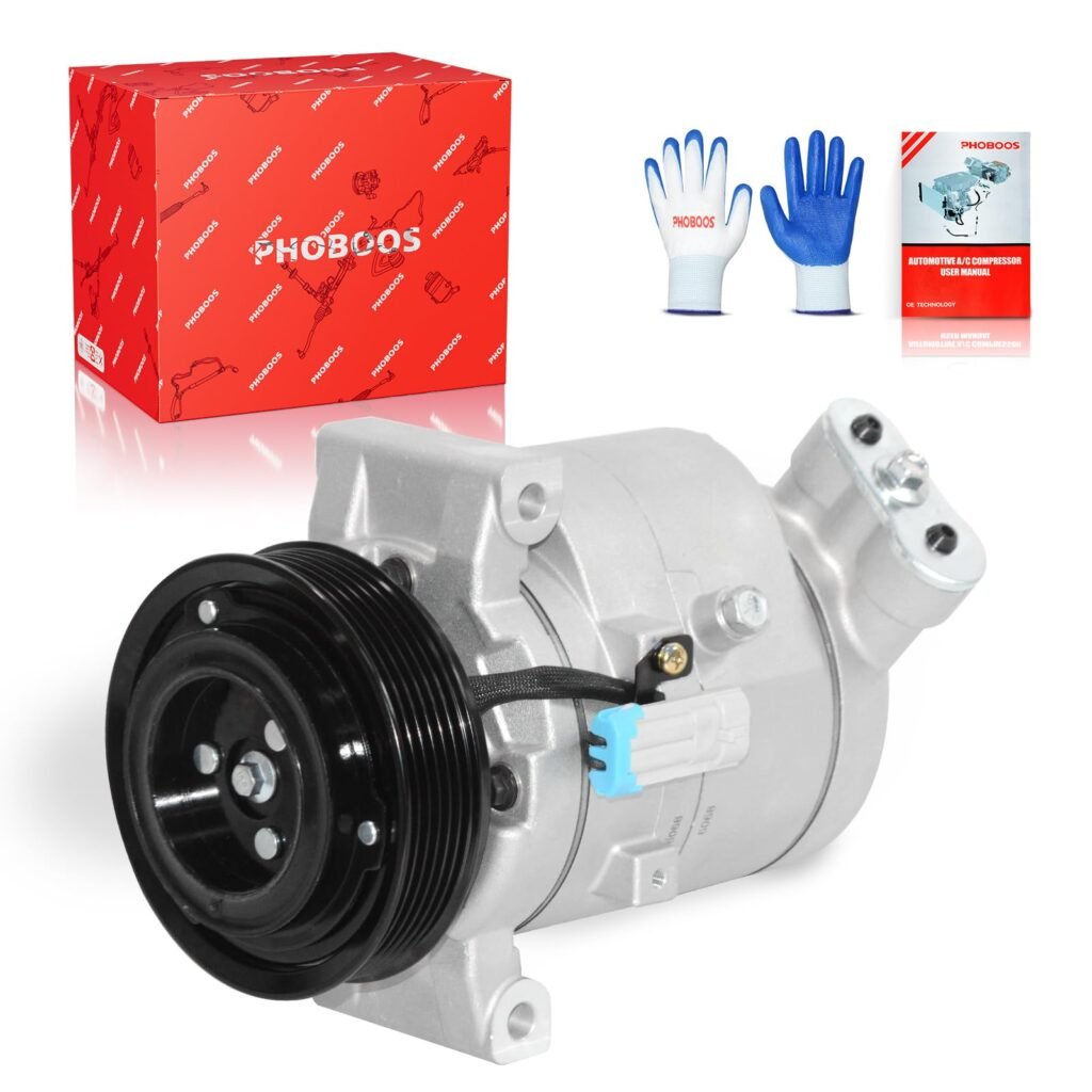 PHOBOOS A/C Compressor with Clutch for Chevrolet Camaro V6 3.6L