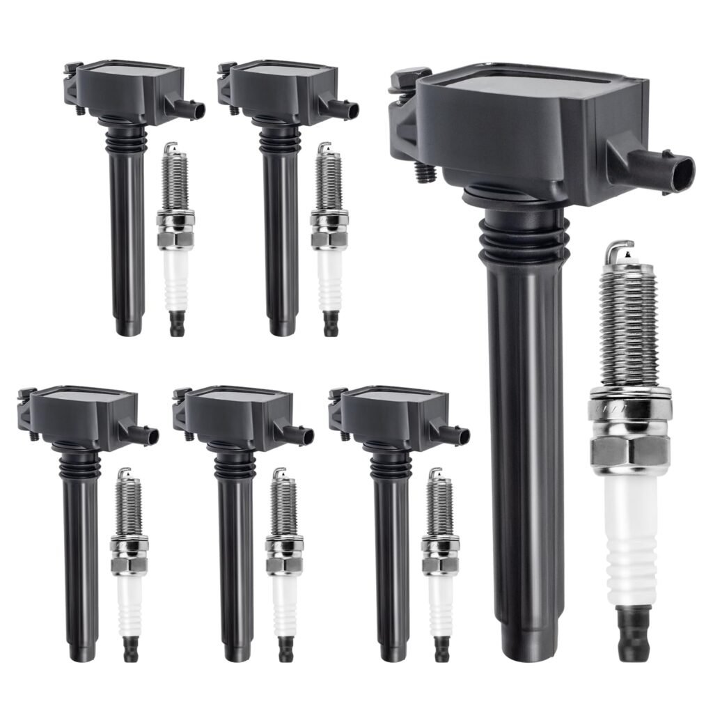 Motorevo Ignition Coil Pack and Spark Plug Kit for Dodge/Jeep 3.6L V6
