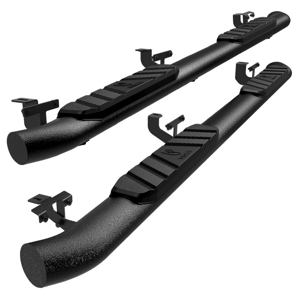 Tyger Auto 3.5" Rider Running Boards Compatible with 2018-2025 Jeep Wrangler JL 4-Door (Not Fit JK) | TG-SS2J35258 | Side Step Rail Nerf Bars