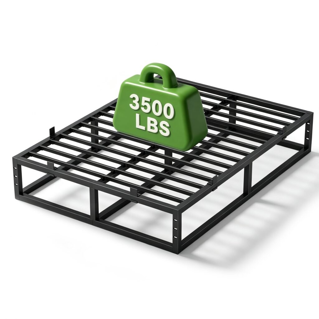 ***SIMILAR ITEM***
14 Inch Bed Frame Queen Size,Metal Platform Upgrade Heavy Duty Bedframe