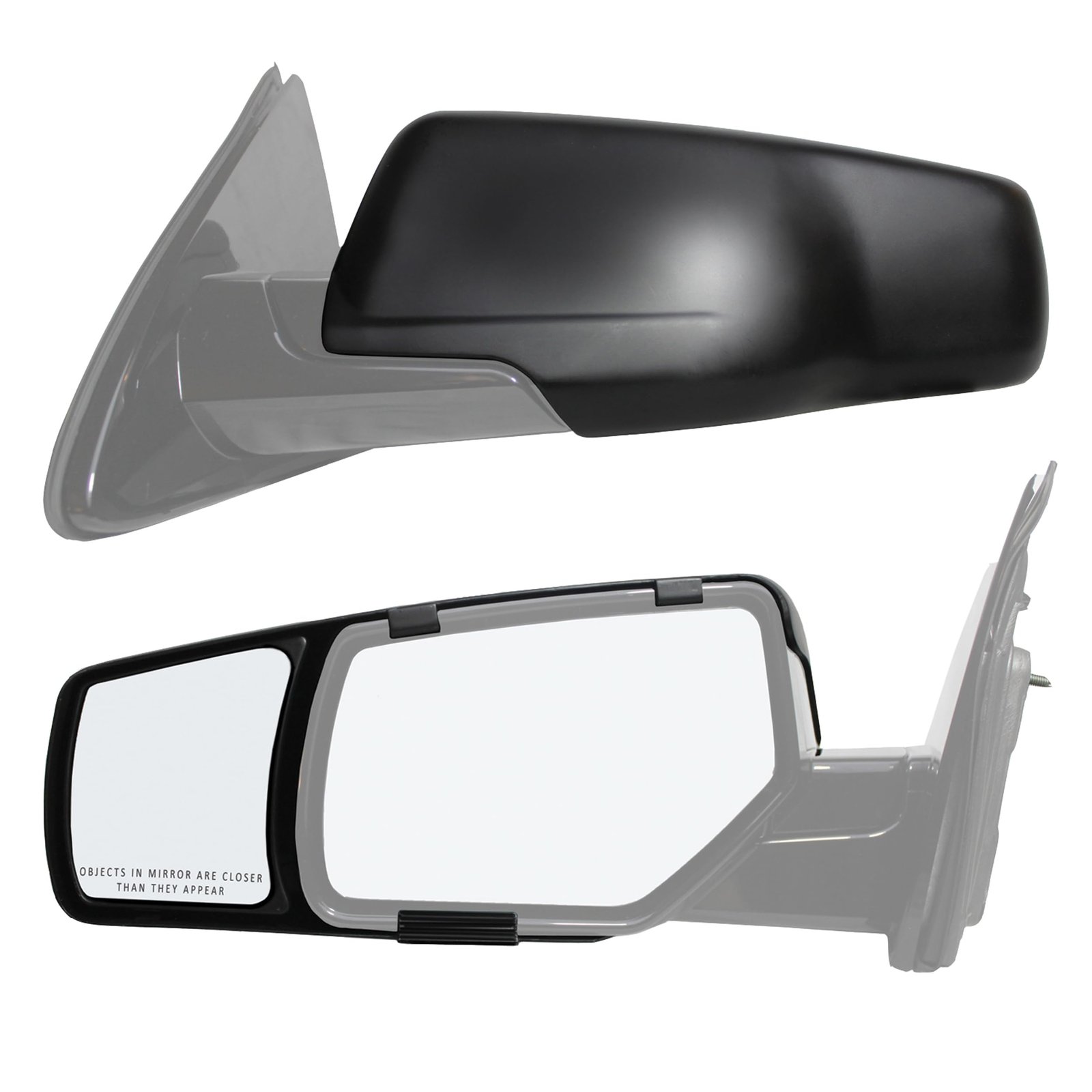 Fit System 80920 Snap and Zap Towing Mirror Pair (2015 and Up Gm SUV)