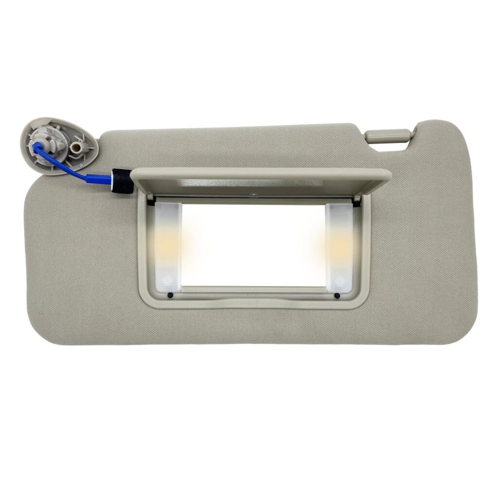ZYLIXT Lef Driver Side Sun Visor with Light Replacement Fits for Honda HR-V EX-L/EX/LX/Sport 2016 2017 2018 2019 2020 2021 2022 Sunshade (Left Driver Side?Platinum Gray ?)