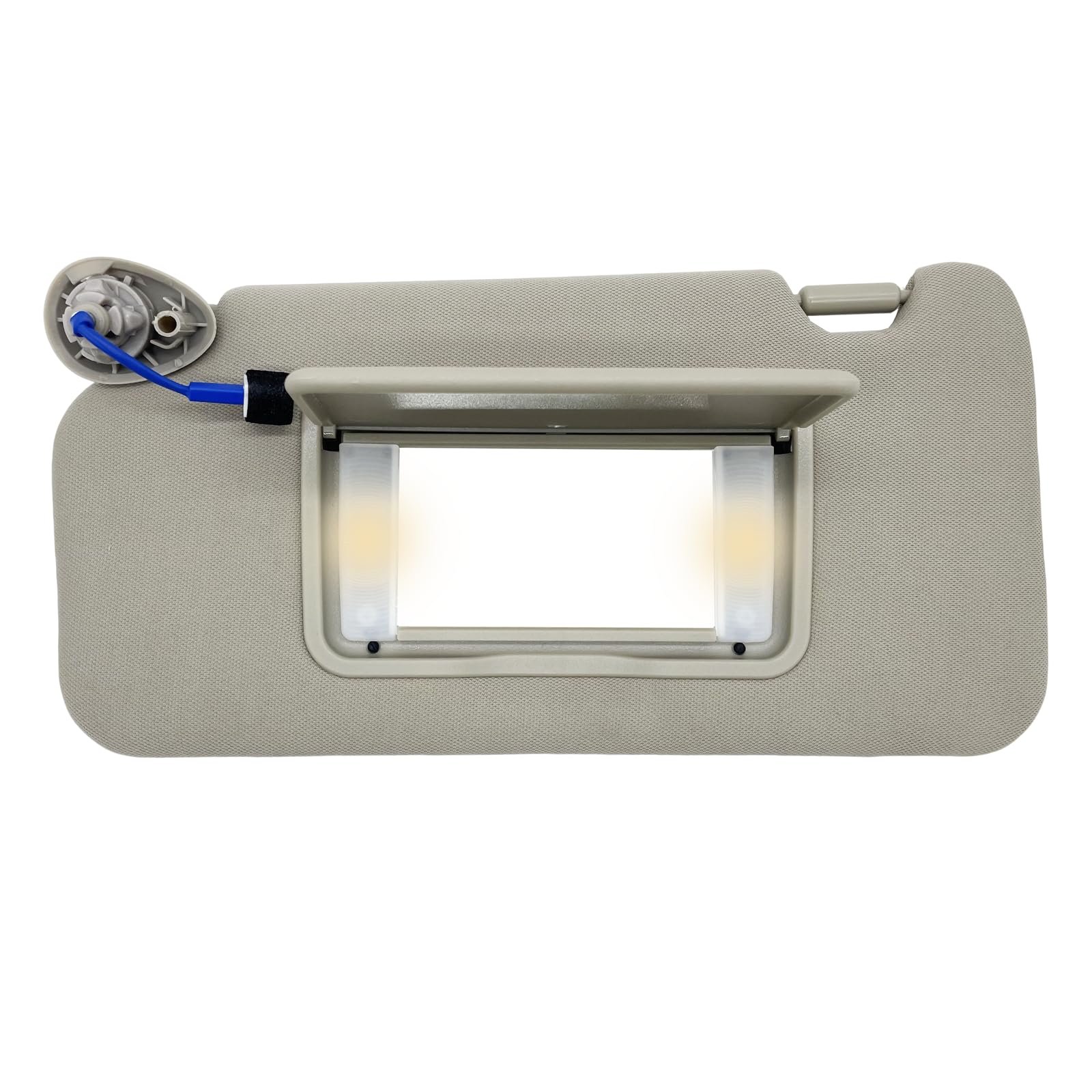 ZYLIXT Lef Driver Side Sun Visor with Light Replacement Fits for Honda HR-V EX-L/EX/LX/Sport 2016 2017 2018 2019 2020 2021 2022 Sunshade (Left Driver Side?Platinum Gray ?)