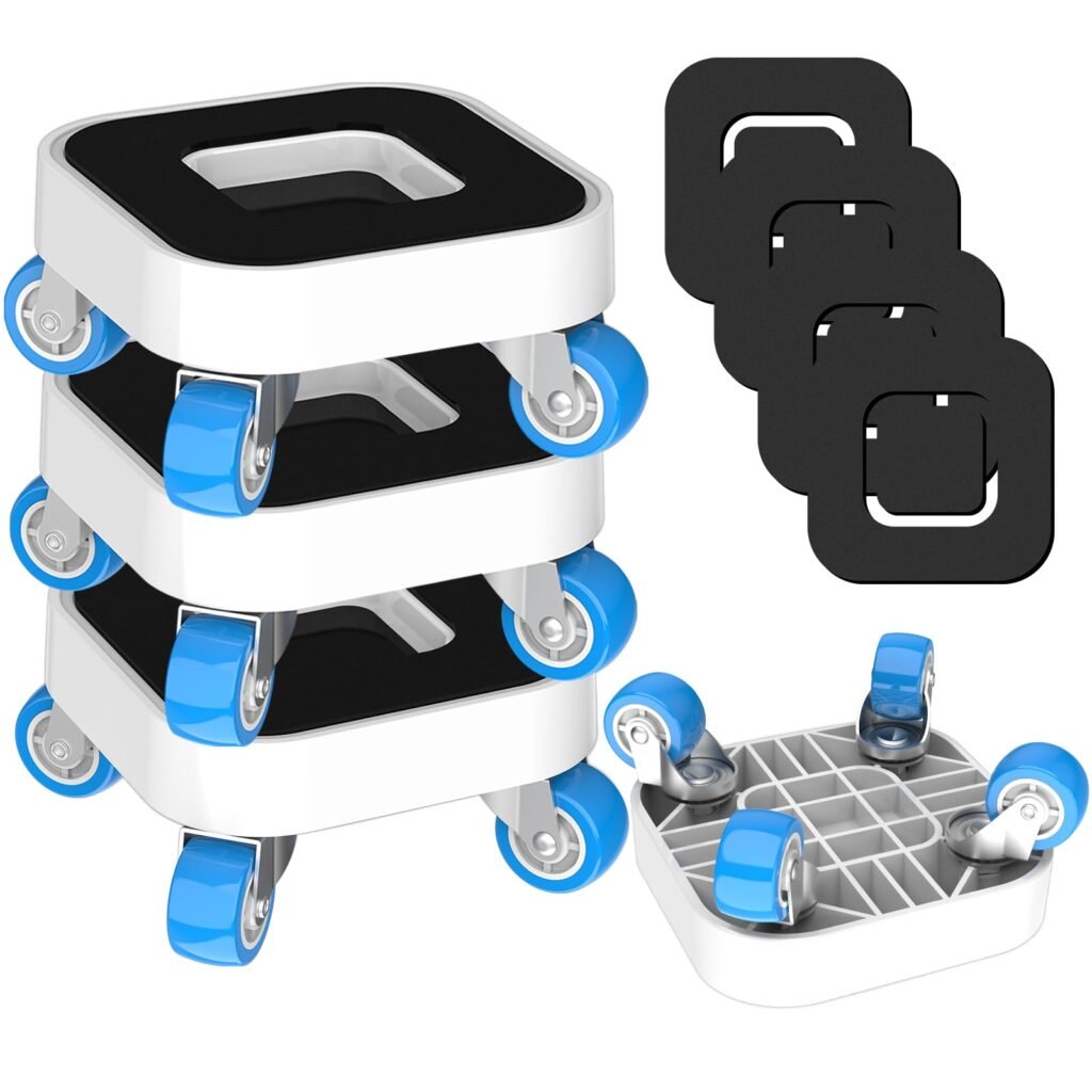 New Upgrade Furniture Movers with Wheels, Furniture Sliders with 360° Rotatable 1.25in Wheels,