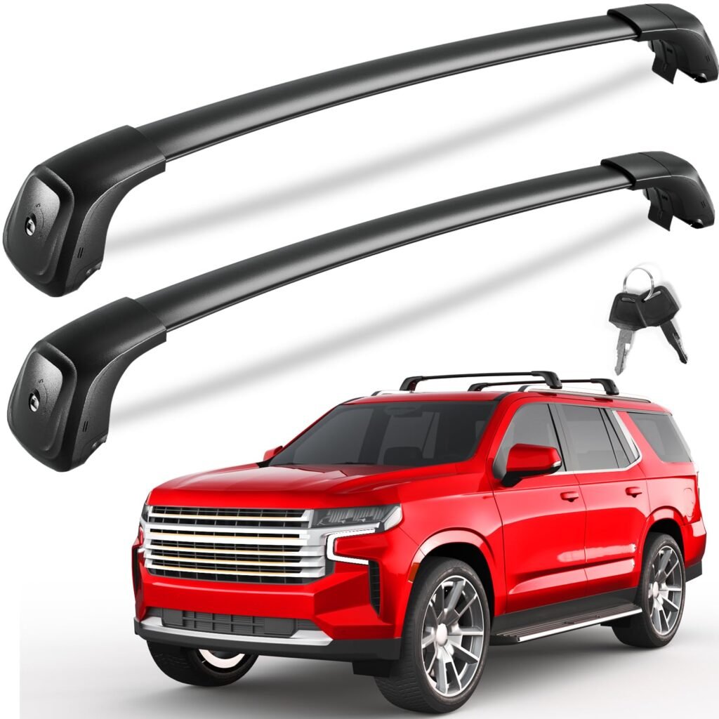 350lbs Roof Rack Cross Bars for 2021-2026 Chevy Tahoe/GMC Yukon XL