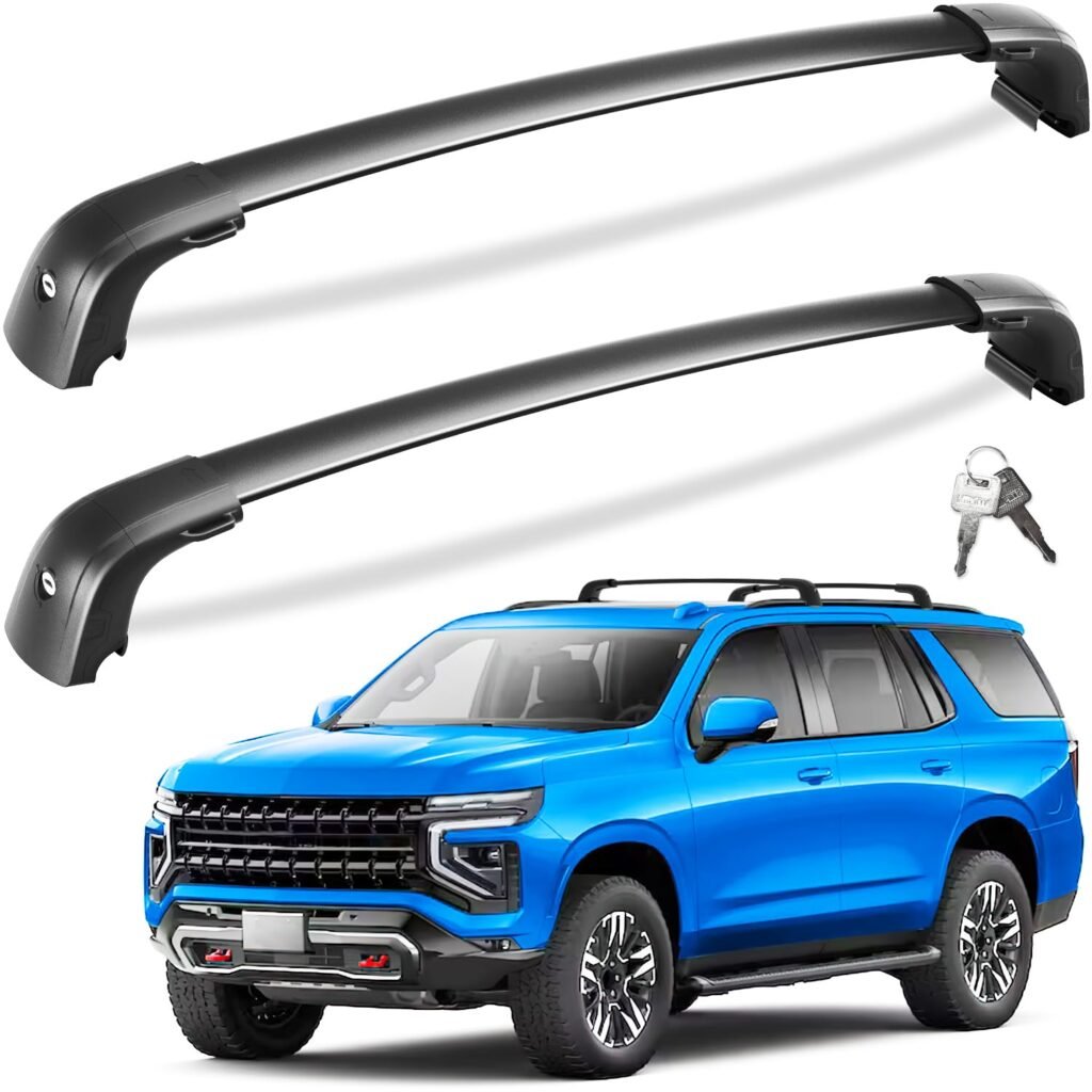 Tuyoung Roof Rack Cross Bars Compatible with 2021 2022 2023 2024 2025 2026 Chevy Tahoe & Suburban,