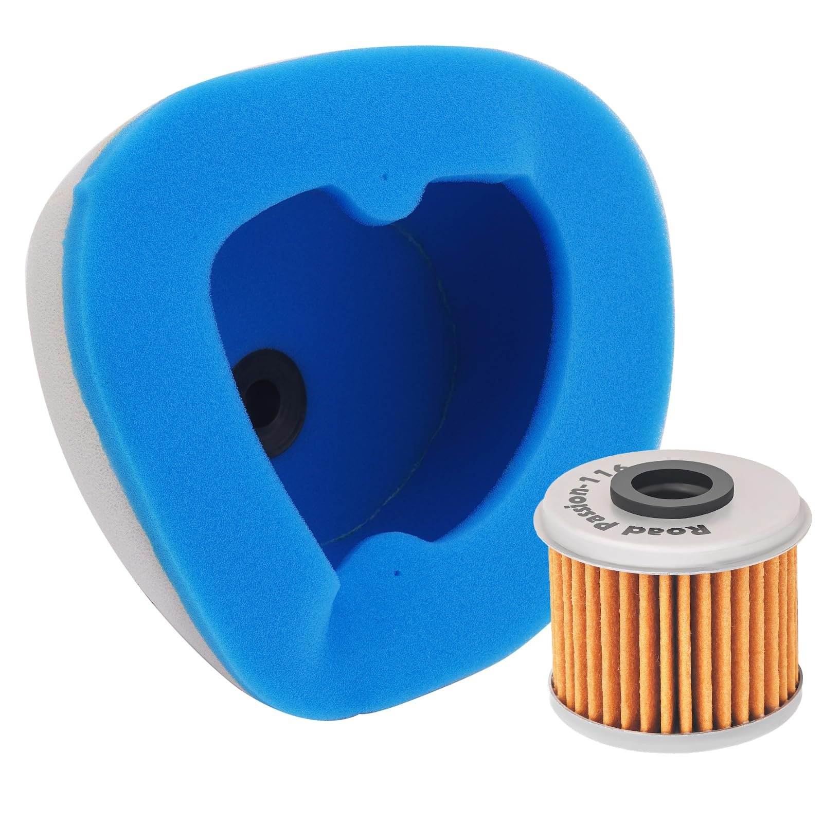 Road Passion 17213-KRN-850 Air Filter & Oil Filters Kits Compatible with Honda CRF450R 2003-2008/ CRF450X 2005-2008/ TRX450R 2004-2005