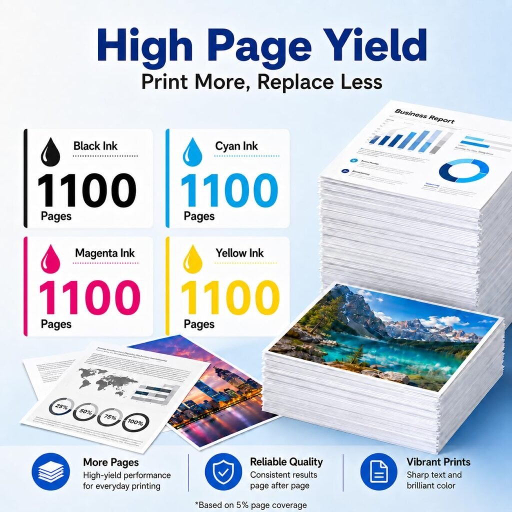 INKHHTS 822XL Ink Cartridge Combo Pack for Epson