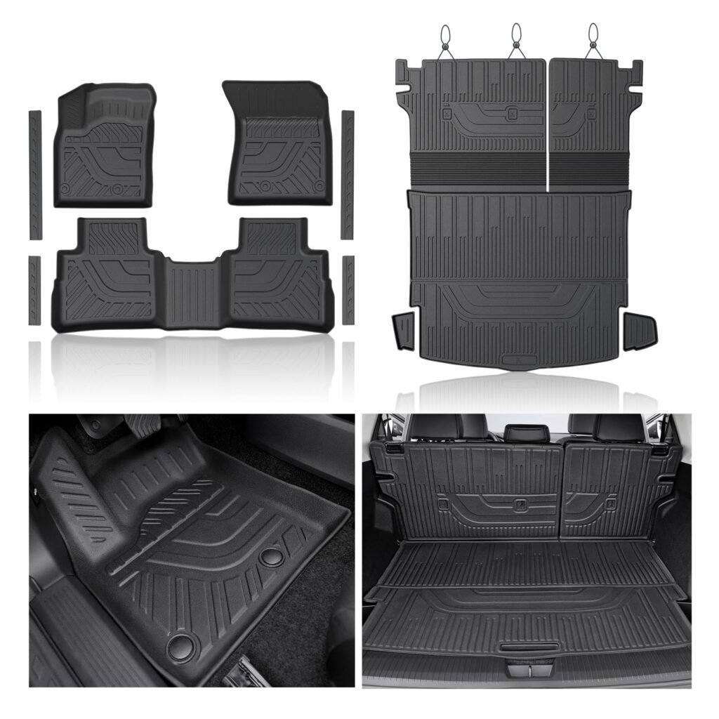 JOULARISE Floor Mats for Nissan Rogue 2021-2026 (No fit Sport) w/Cargo Mat