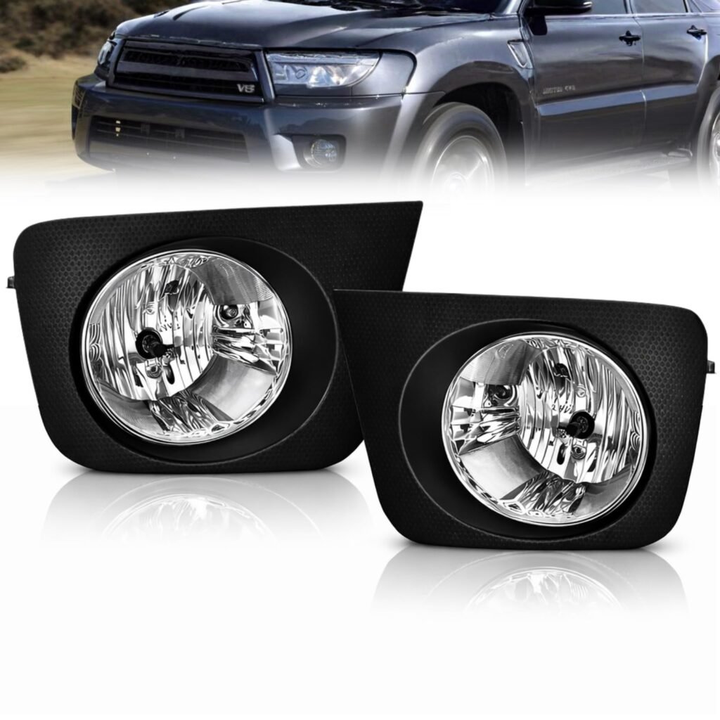 Fog Lights Compatible With 2014 2015 2016 Corolla S SE with Clear Lens Bumper Lamps Replacement